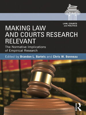 cover image of Making Law and Courts Research Relevant